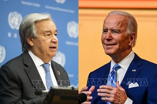 TTK LHQ và ông Joe Biden trao đổi về đại dịch COVID-19 và biến đổi khí hậu