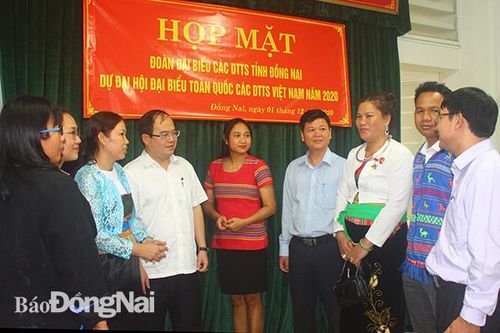 Họp mặt đoàn đại biểu dự Đại hội các dân tộc thiểu số lần II