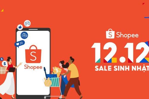 Shopee khởi động sự kiện 12-12 sale sinh Nhật