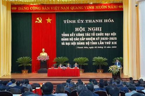 Thanh Hóa: Tổng kết công tác tổ chức đại hội đảng bộ các cấp, nhiệm kỳ 2020-2025