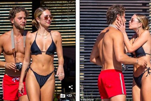 Delilah Belle Hamlin mặc bikini ngọt ngào quyến rũ, liên tục tình tứ bạn trai