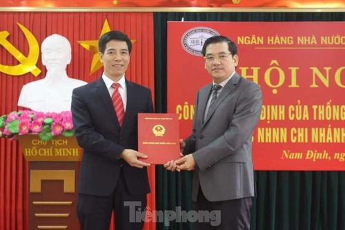Bổ nhiệm Giám đốc Ngân hàng Nhà nước tỉnh Nam Định