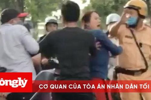 Triệu tập nhóm đối tượng tấn công cán bộ CSGT