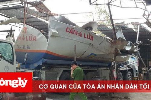 Gia Lai: Nổ xe bồn, 3 người bị thương nặng