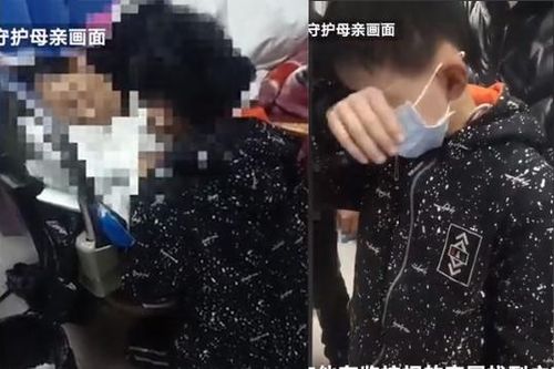 Cậu bé quỳ gối bên người mẹ bị ung thư khiến triệu người rơi lệ
