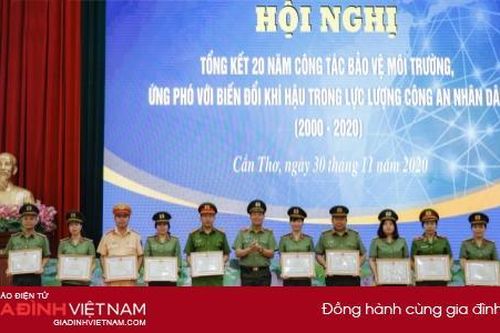 20 năm Công an TP. Cần Thơ bảo vệ môi trường, ứng phó biến đổi khí hậu