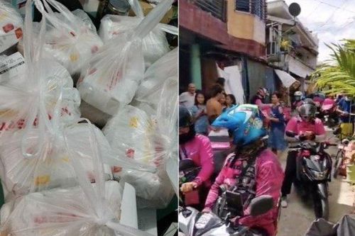 Hơn 40 shipper cùng lúc giao hàng cho cô bé 7 tuổi vì lý do bất ngờ