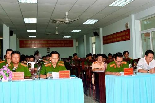 Công an huyện Châu Thành mở đợt cao điểm tấn công, trấn áp tội phạm, đảm bảo an ninh trật tự