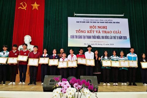 Trao giải Cuộc thi sáng tạo thanh thiếu niên, nhi đồng lần thứ 16