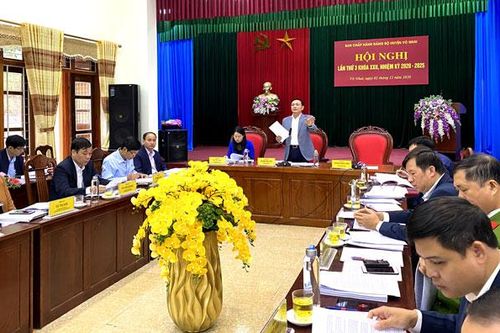 Hội nghị Ban Chấp hành Đảng bộ huyện Võ Nhai lần thứ 3