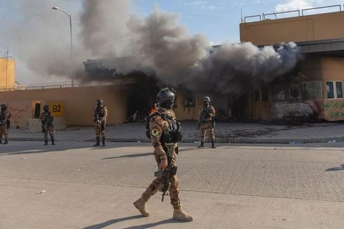 Ông Trump sắp rút một nửa nhân viên Đại sứ quán Mỹ ở Iraq về nước?