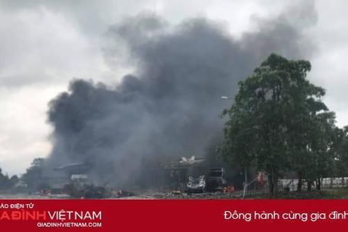 Cháy kho vật tư Hải quan Densavan – Lào, 6 người nhập viện cấp cứu