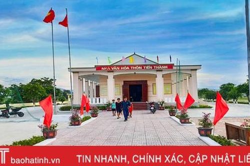 Cán bộ xã về làm lãnh đạo thôn, xây dựng các khu dân cư kiểu mẫu ở Kỳ Anh