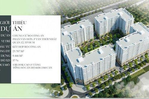 TP.HCM: Cảnh báo lừa đảo bán 'Dự án căn hộ nhà ở xã hội Lê Minh Bộ Công an'