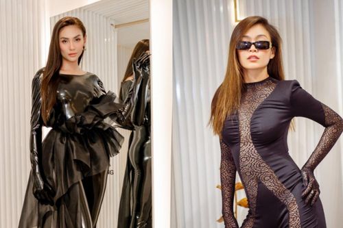 Mâu Thủy diện jumpsuit 'thiếu vải' lạ mắt tại buổi thử đồ show thời trang