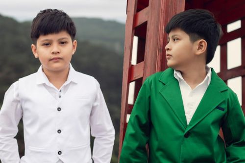 Con trai Đức Thịnh - Thanh Thúy hóa 'soái ca nhí' với phong cách lịch lãm, đậm chất Hàn Quốc