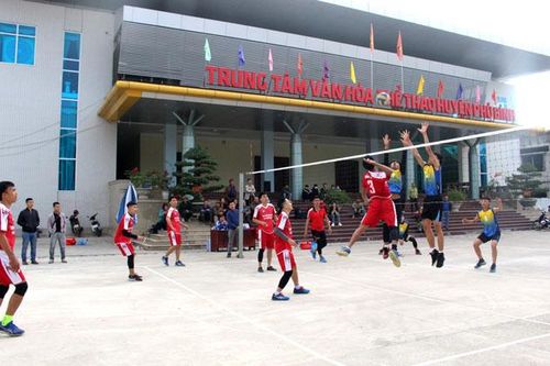 Phú Bình: Gần 200 vận động viên tham gia giải bóng chuyền