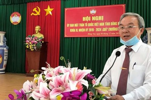 Ông Cao Văn Quang được hiệp thương làm Chủ tịch MTTQ tỉnh Đồng Nai