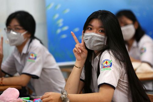 TP.HCM khuyến khích học sinh đeo khẩu trang trong lớp