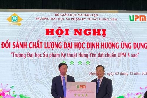 Trường Đại học Sư phạm Kỹ thuật Hưng Yên đạt chuẩn UPM 4 sao