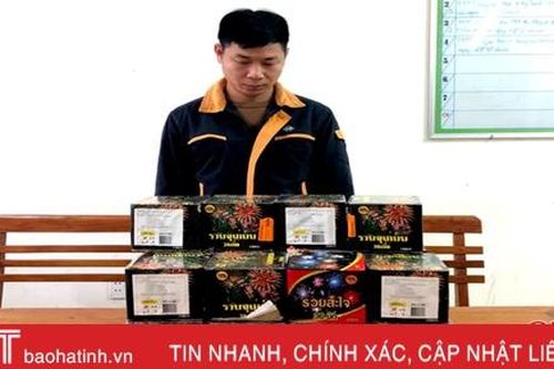 Mua gần 30kg pháo từ Quảng Bình ra Hà Tĩnh bán thì bị bắt