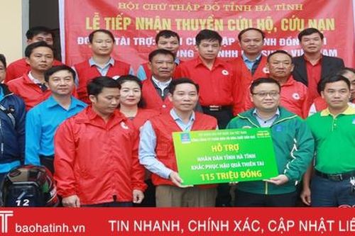 Đồng Nai hỗ trợ Hà Tĩnh gần 2 tỷ đồng khắc phục hậu quả lũ lụt