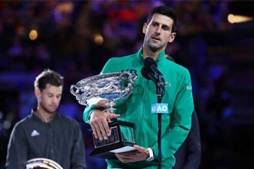 Djokovic kiếm tiền thưởng nhiều nhất năm, Thiem qua mặt Nadal