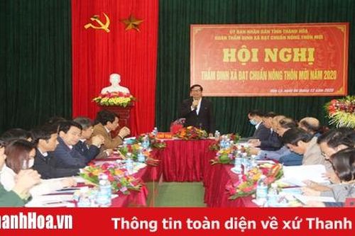 Thẩm định mức độ đạt chuẩn nông thôn mới xã Hợp Lý