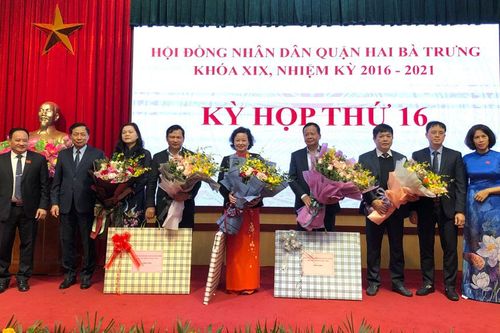 Quận Hai Bà Trưng có Chủ tịch HĐND và Chủ tịch UBND mới