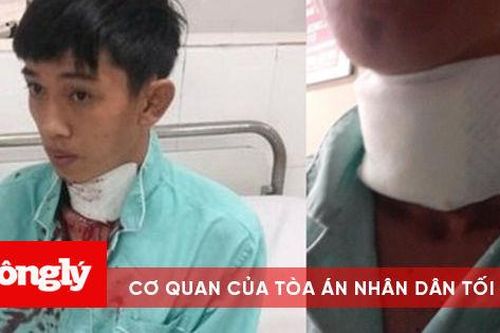 Lái xe ôm công nghệ suýt chết vì bị tên cướp cứa cổ