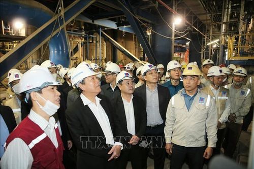 Phó Thủ tướng Trương Hòa Bình kiểm tra tiến độ Nhà máy Nhiệt điện Thái Bình 2