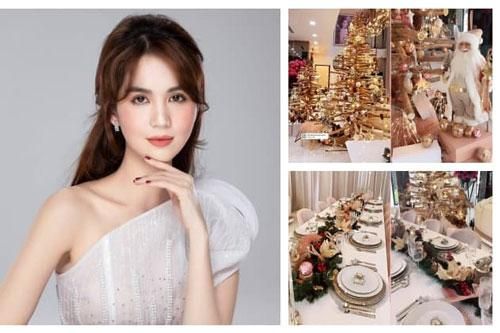 Chưa đến Giáng sinh, Ngọc Trinh đã phủ vàng cho biệt thự 40 tỉ nguy nga như cung điện