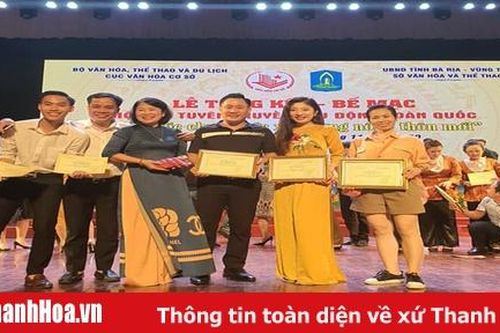 Thanh Hóa giành 3 HCV, 2 HCB tại Hội thi tuyên truyền lưu động toàn quốc 'Cả nước chung sức xây dựng nông thôn mới'