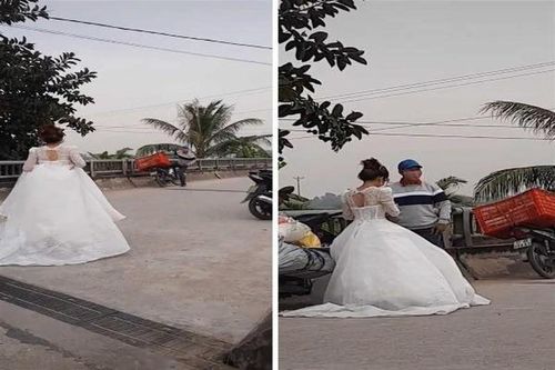 Đang làm lễ cưới thì shipper gọi, cô dâu quyết không bom hàng