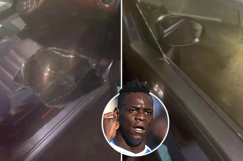'Ngựa chứng' Balotelli bị phá nát siêu xe
