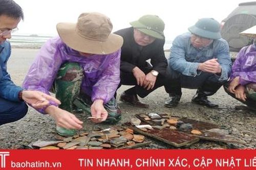 Phát hiện một số tiêu bản gốm sứ thời Trần cách đây gần 800 năm ở Hà Tĩnh