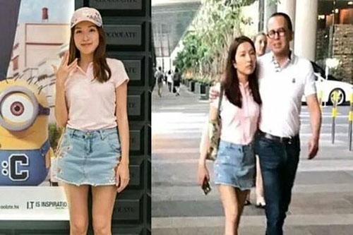 Á hậu Hong Kong bị đồn chia tay tỷ phú ba con