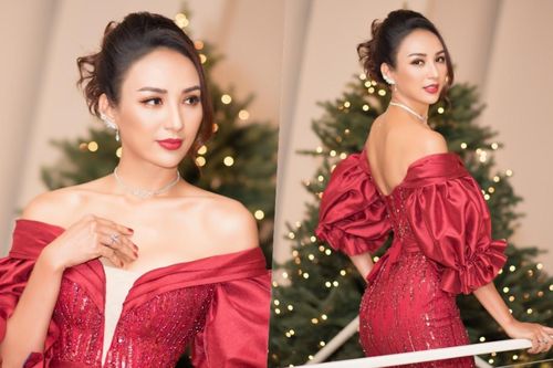 Hoa hậu Ngọc Diễm khoe vai trần gợi cảm, 'áp lực' vì con gái khi tham gia Vietnam Why Not