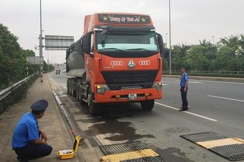 Xe vi phạm quá tải giảm