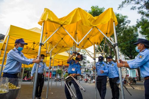 Một giờ biến khu Kỳ đài thành phố đi bộ mới ở TP.HCM