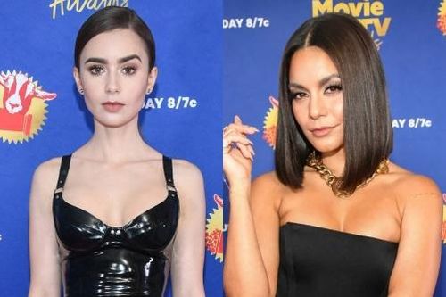 Lily Collins khoe vai trần trên thảm đỏ