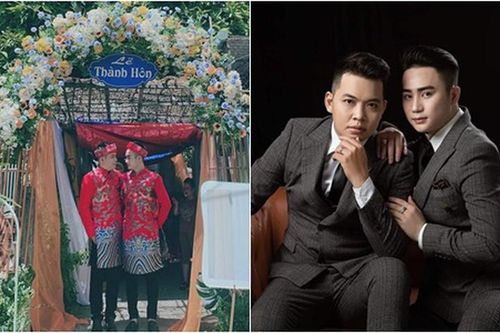 Cặp đôi đồng tính tổ chức đám cưới, dân mạng 'đứng ngồi không yên'
