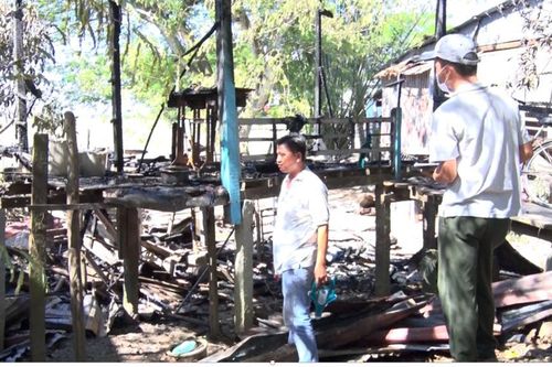 Chập điện gây cháy nhà, một người tử vong