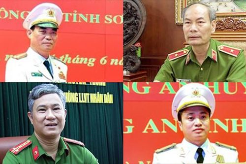 Chân dung bốn vị tướng, tá công an được phong danh hiệu Anh hùng