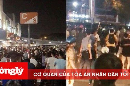 Nổ nhiều phát súng trấn áp 2 nhóm thanh niên hỗn chiến ở AEON Tân Phú