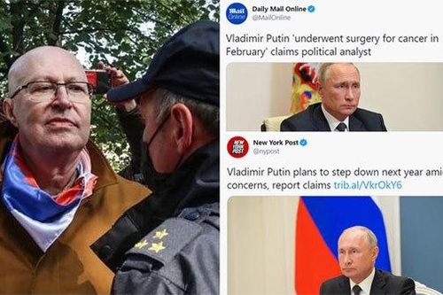 Nga bắt nhân vật tung tin đồn Putin bị bệnh