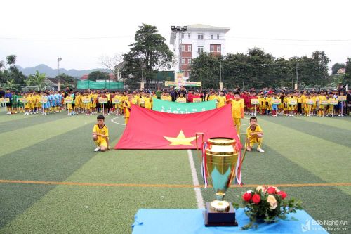 Giải bóng đá Năng khiếu U10 Nghệ An: Yên Thành và Thái Hòa tranh vô địch