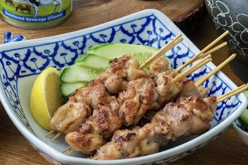 Công thức làm xâu gà nướng kiểu Thái