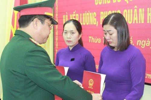 Quân đội tuyển dụng vợ 2 liệt sĩ hy sinh ở Rào Trăng 3
