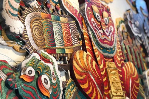 Ngũ hổ, tín ngưỡng thờ Mẫu trong tranh Hàng Trống